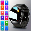 Round Smartwatch 2.01" Extra Large Screen Wireless Calling – 100+ Sports Modes Sleep Monitor Heart Rate Pedometer Games Weather Calculator Fitness Tracker for Men Women iPhone Android