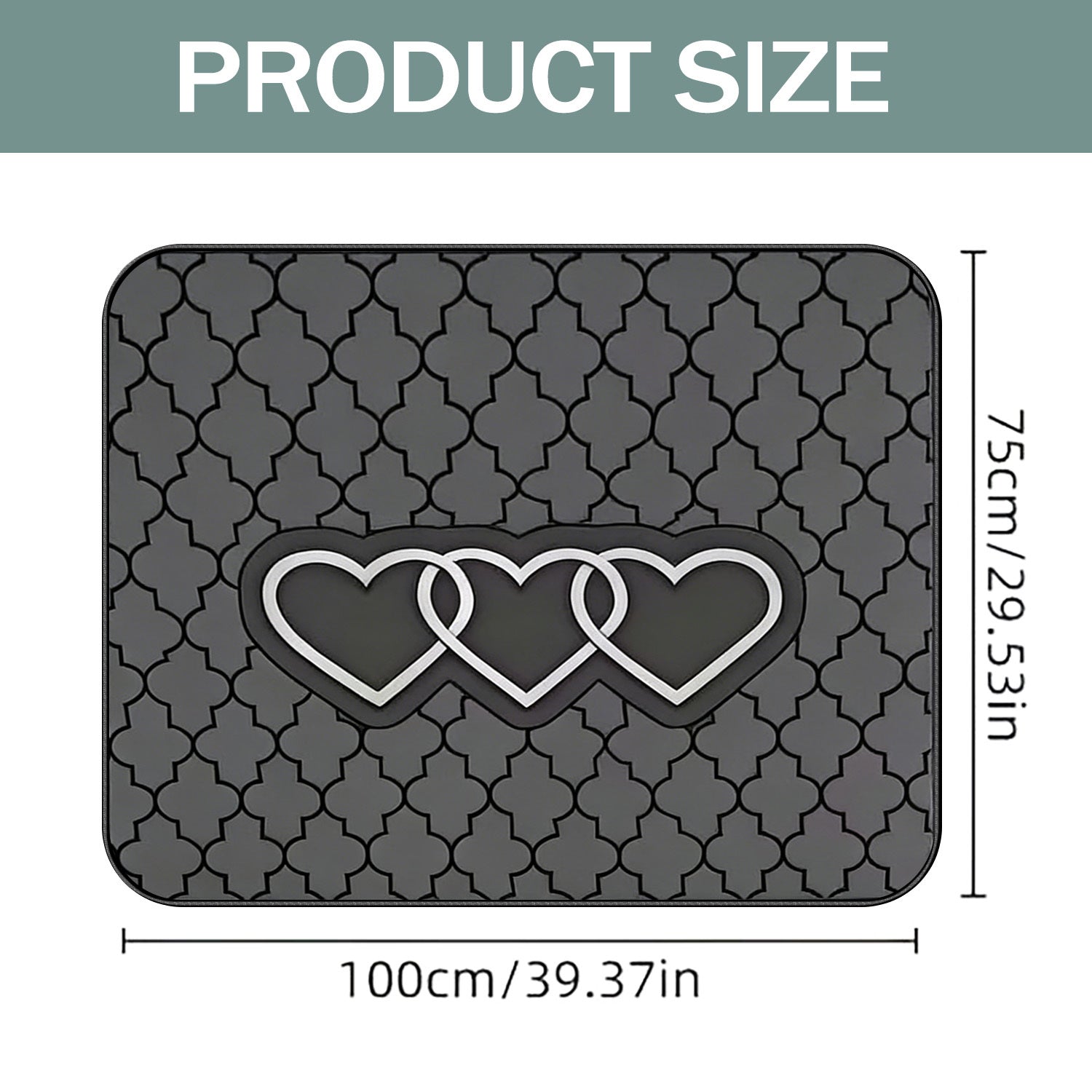 Car Trunk Mat Cargo Liner – Non-Slip Waterproof Floor Mat with Unique Patterns, Durable Vehicle Interior Protector from Dirt, Spills & Scratches, Universal Fit