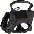 Cat Tactical Vest Harness Adjustable Escape-Proof 600D Oxford Pet Chest Strap Training Clothes for Cats & Small Dogs One Size Fits Most