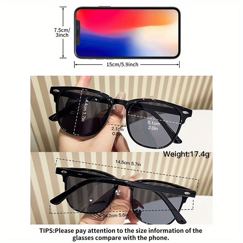 Polarized Round Sunglasses 5 Pack Unisex – UV Protection Retro Circle Frame Lightweight Fashion Eyewear for Women Men Teens Beach Festival Outdoor Everyday Wear