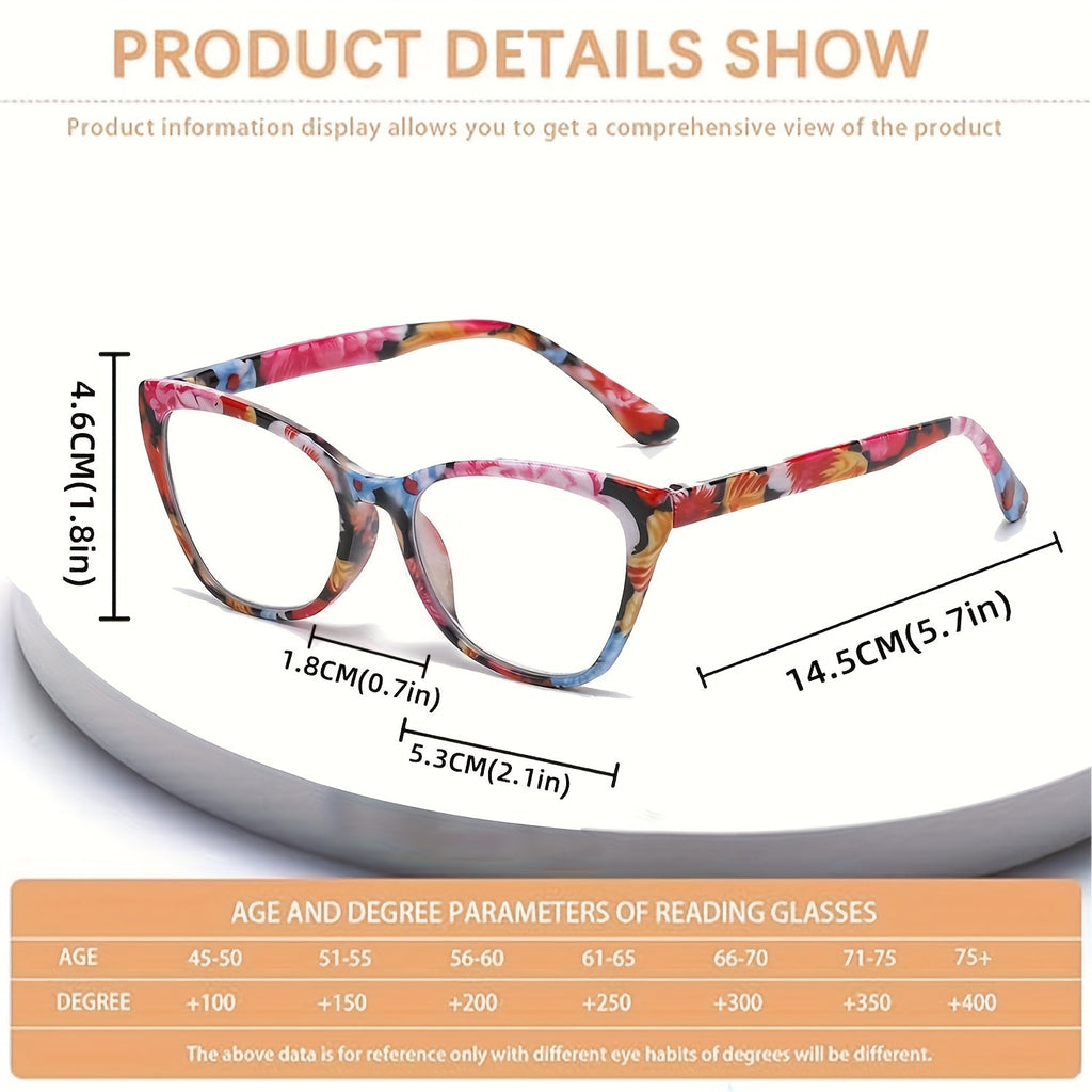 6-Pack Anti-Blue Light Reading Glasses for Men & Women – Spring Hinge, Non-Prescription Farsighted Lenses, Strengths +0.0 to +4.0, Stylish Computer & Phone Readers, Bulk Value Set