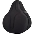 Waterproof Silicone Bike Seat Cover Universal Fit 10.6"x11.8" Extra Wide Cushioned Protection for Mountain Bike, Road Bike, Electric Bike & Motorcycle Saddle