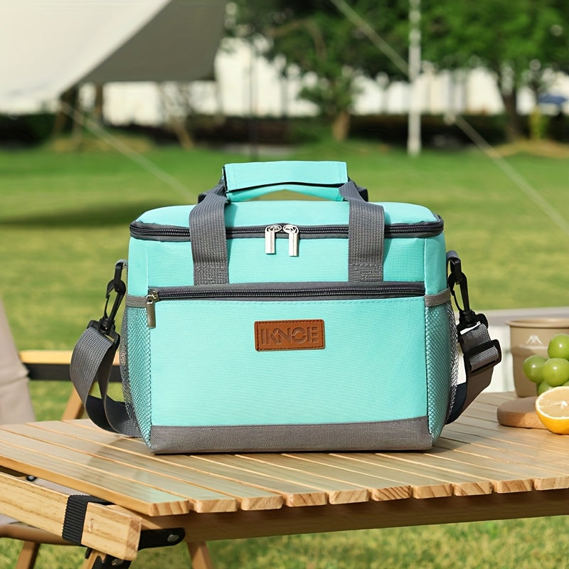 Insulated Lunch Bag Foldable Portable Thermal Bento Box Tote Leakproof Aluminum Foil Lining Keeps Food Cold Fresh for Work Travel Picnic School