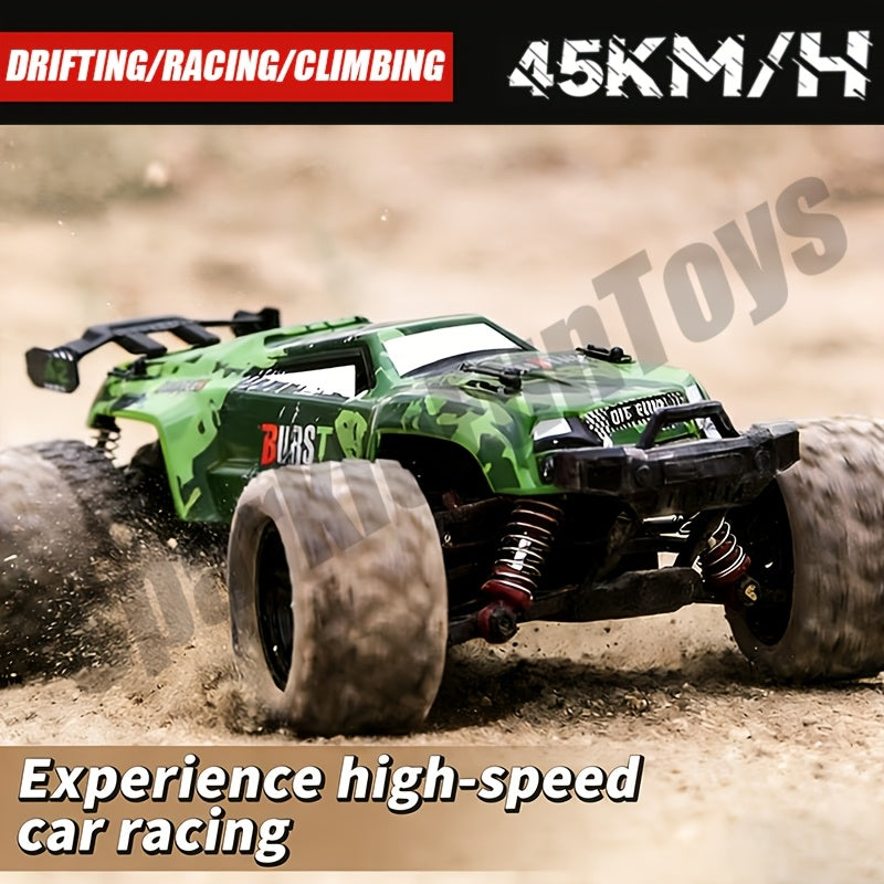 2.4GHz Alloy Body RC Off-Road Car for Kids Ages 3+ – All-Terrain 4WD Remote Control Truck with Rechargeable Battery, Durable Metal Construction, Best Birthday Easter Christmas Gift for Boys