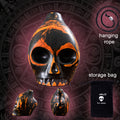 Aztec Death Whistle Handcrafted Ceramic Skull Musical Instrument Replica – Unique Gift for History Lovers, Collectors & Halloween Decor, No Batteries Required