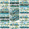 70pcs Precut Quilting Fabric Squares 10x10 Inch - Patchwork Fabric Bundle with Floral, Seasonal & Multicolor Patterns, Soft Washable Cotton Blend for Quilts, Crafts, Sewing, Holiday Decor & DIY Projects