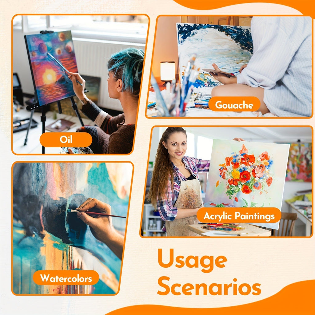 Canvas Boards 5x7 Inch 12 & 24 Pack – Primed Acid-Free Blank Art Panels Ready to Paint with Acrylic, Oil & Watercolor, Heavyweight Cotton, for Artists & Beginners