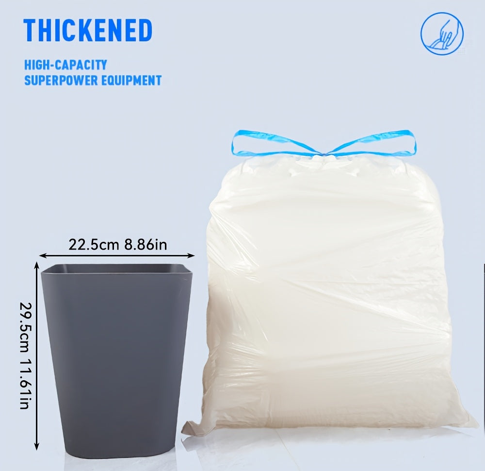 13 Gallon Drawstring Kitchen Trash Bags Odor Eliminator Lemon Mint Scent Puncture Tear Resistant Disposable Garbage Bags 78-Count 150-Count Box Value Pack