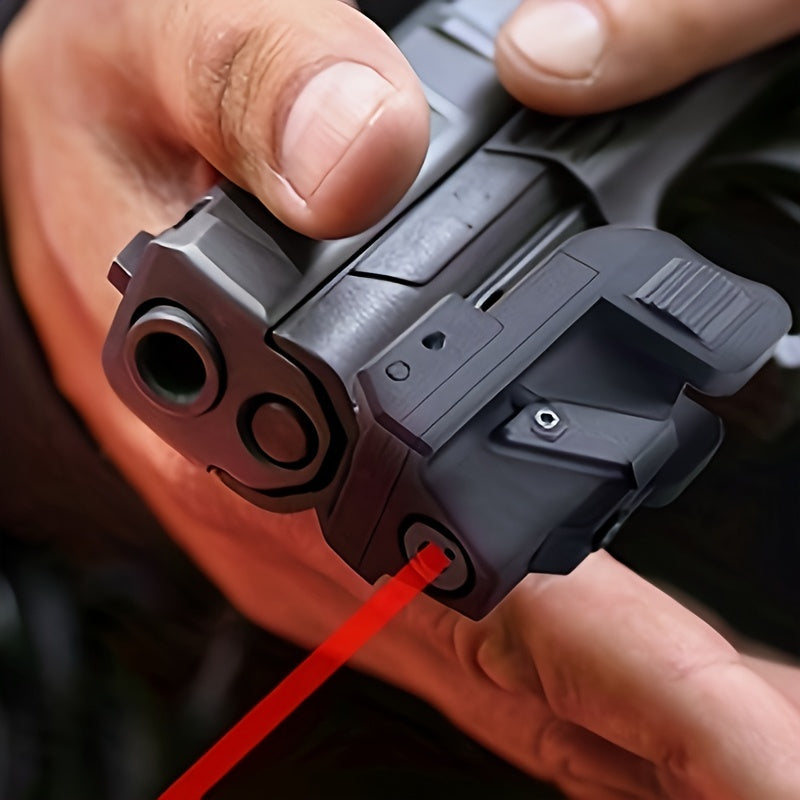 Red Dot Laser Sight USB Rechargeable Picatinny Rail Mount with Strobe Mode Compact Lightweight Class IIIa 5mW for Pistols Rifles Handguns Adjustable Elevation Windage 100-300 Ft Day Range