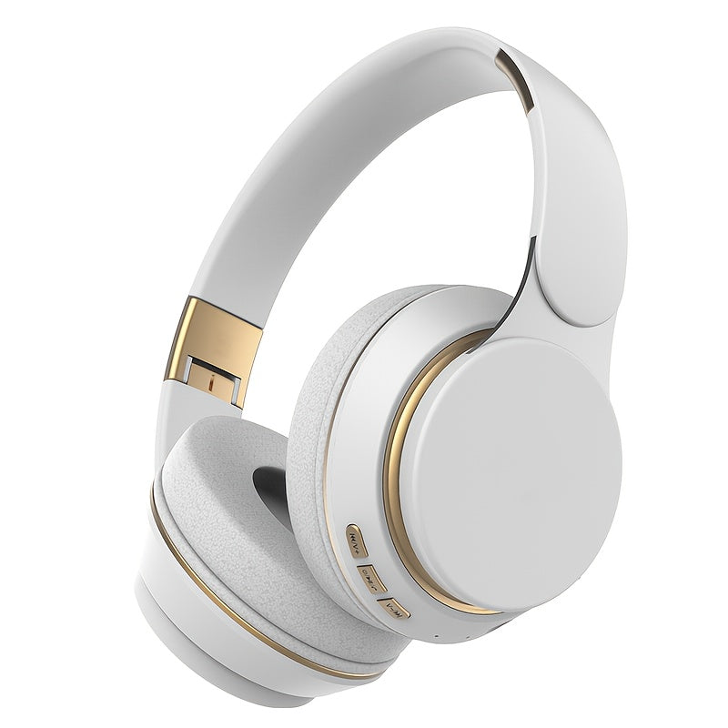 Foldable Wireless Over-Ear Headphones Bluetooth Headset with Mic FM Radio TF Card 3.5mm AUX Soft Noise Cancelling Earpads for Travel Home Office PC Phone – Green White Blue Red