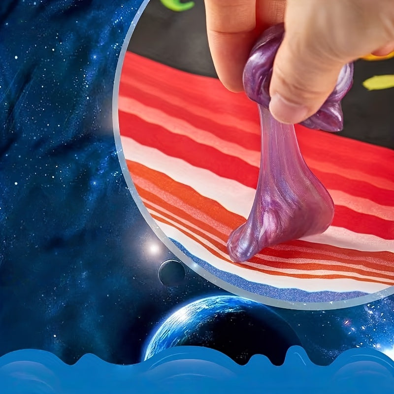 Galaxy Slime Balls 36 Pack Party Favors for Kids Bendable Flexible Non-Sticky Mess-Free Slime Spheres 3 Galaxy Color Combos for Birthday Easter Halloween Christmas Classroom Rewards Goodie Bags