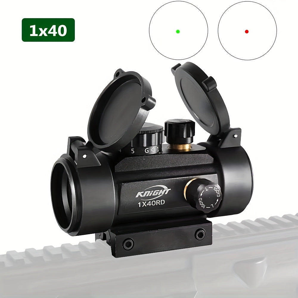 Knight Tactical Red Green Dot Sight Scope – 3x44 Magnified & 1x40 Red Dot Riflescope for Hunting Sport Shooting Airsoft, Fits 11mm 20mm Picatinny Rail, Aluminum Alloy Battery Powered