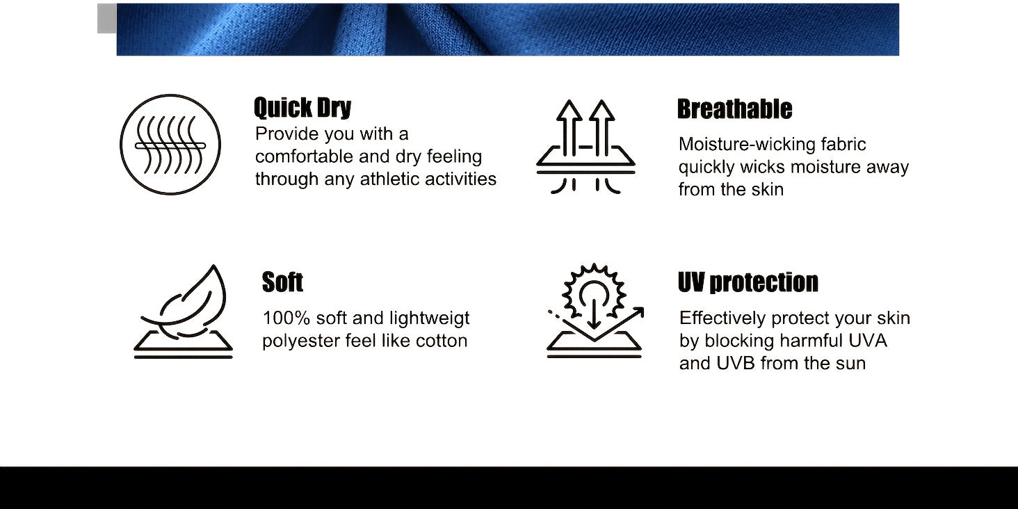 Men's Quick Dry Long Sleeve Shirts 5-Pack Moisture Wicking Breathable Athletic Workout Tops - Anti-Odor Stretchy Running Gym Training S-XXL
