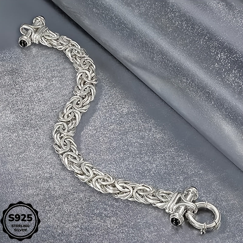 925 Sterling Silver Bracelet for Women with Gift Box – Classic Polished Elegant Wrist Jewelry in Silver & Gold, Perfect Birthday Valentine's Day Graduation Anniversary Christmas Gift for Her