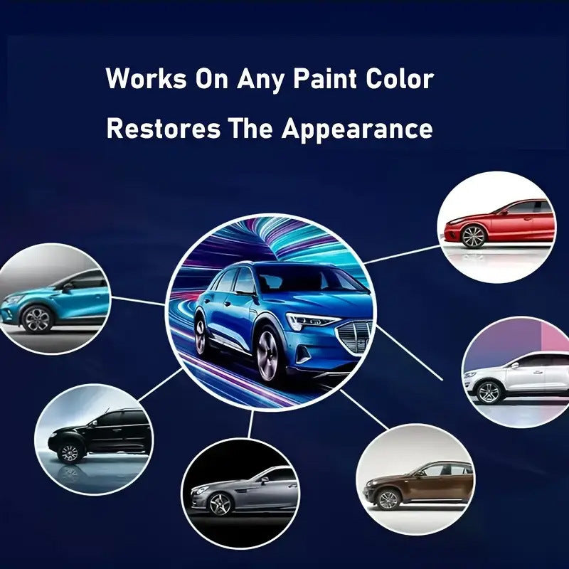 Car Scratch Repair Wax 2-Pack 100ml Nano-Bright Polish Removes Light Scratches Brush Marks Swirl Marks Restores All Car Paint Colors DIY Auto Detailing Scratch Remover Kit