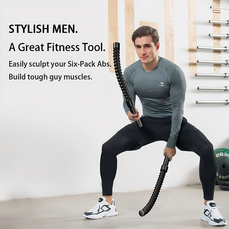 Cordless No-Rope Jump Rope Set 2pcs Weighted Resistance Training – Adjustable Intensity Portable Home Gym Cardio HIIT Boxing Workout Equipment for Men and Women