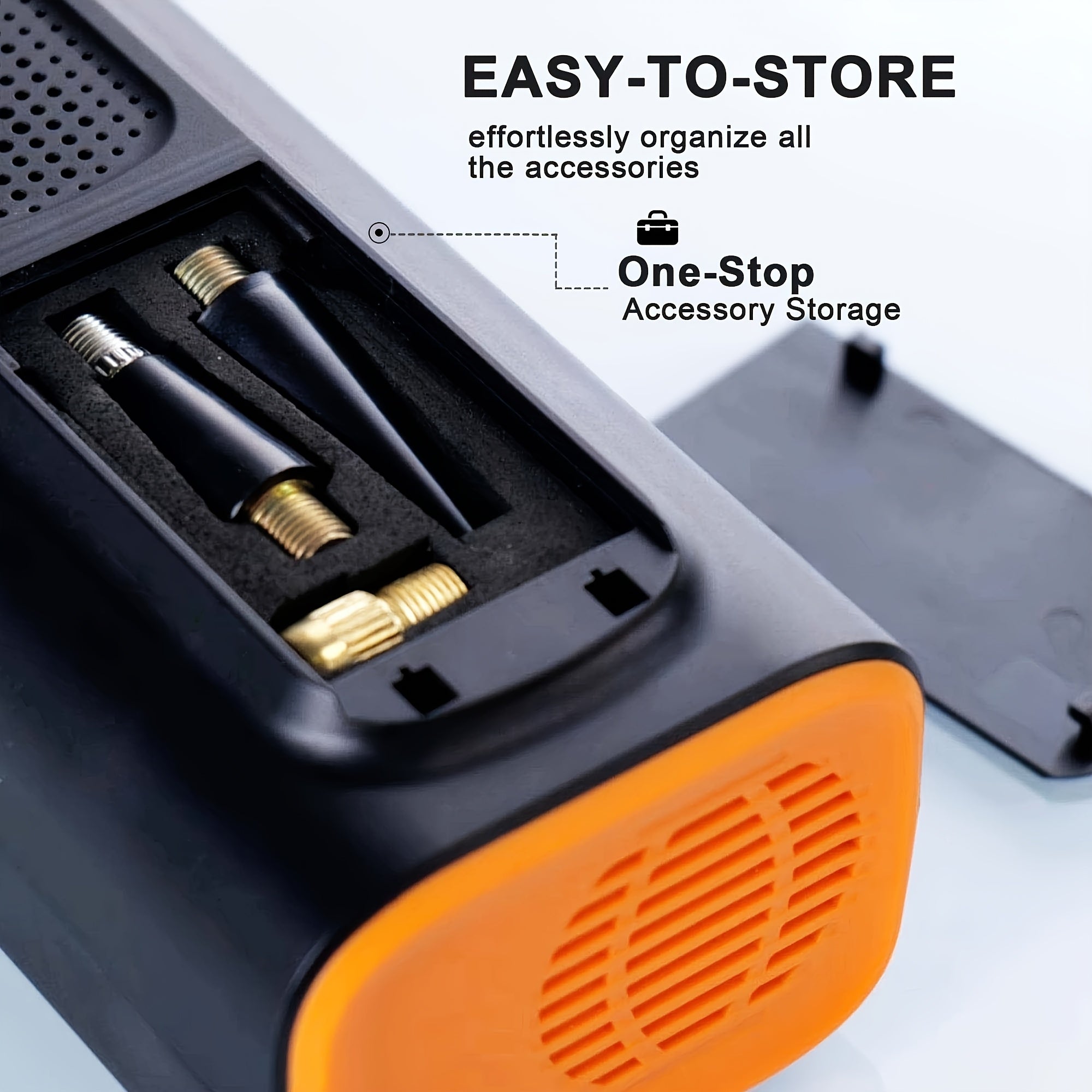 Portable Tire Inflator 150 PSI Wireless Air Compressor 6000mAh Battery 12V Cord Digital Gauge Auto Shut-Off LED Light 4 Preset Modes for Car Motorcycle Bike Ball Road Trip