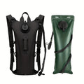 Hydration Backpack with 3L Water Bladder – Nylon Hiking Pack with Included Water Bag for Camping, Trail Running & Outdoor Adventures, Available in Khaki, Green, Camo & Camo Gray