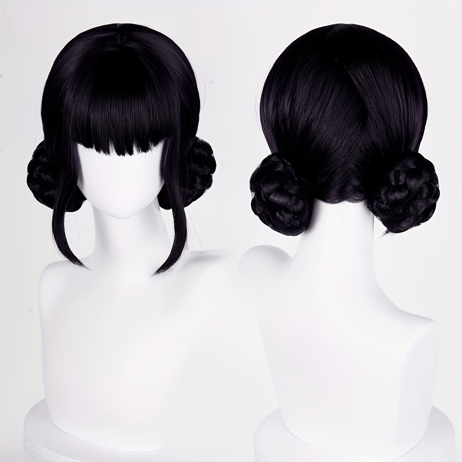 Anime K-Pop Idol Cosplay Wig Pink Purple Black No Sew No Glue Group Costume for Halloween Parties Fan Gatherings Cosplay Events Dance Pose Design 12-30 Inch