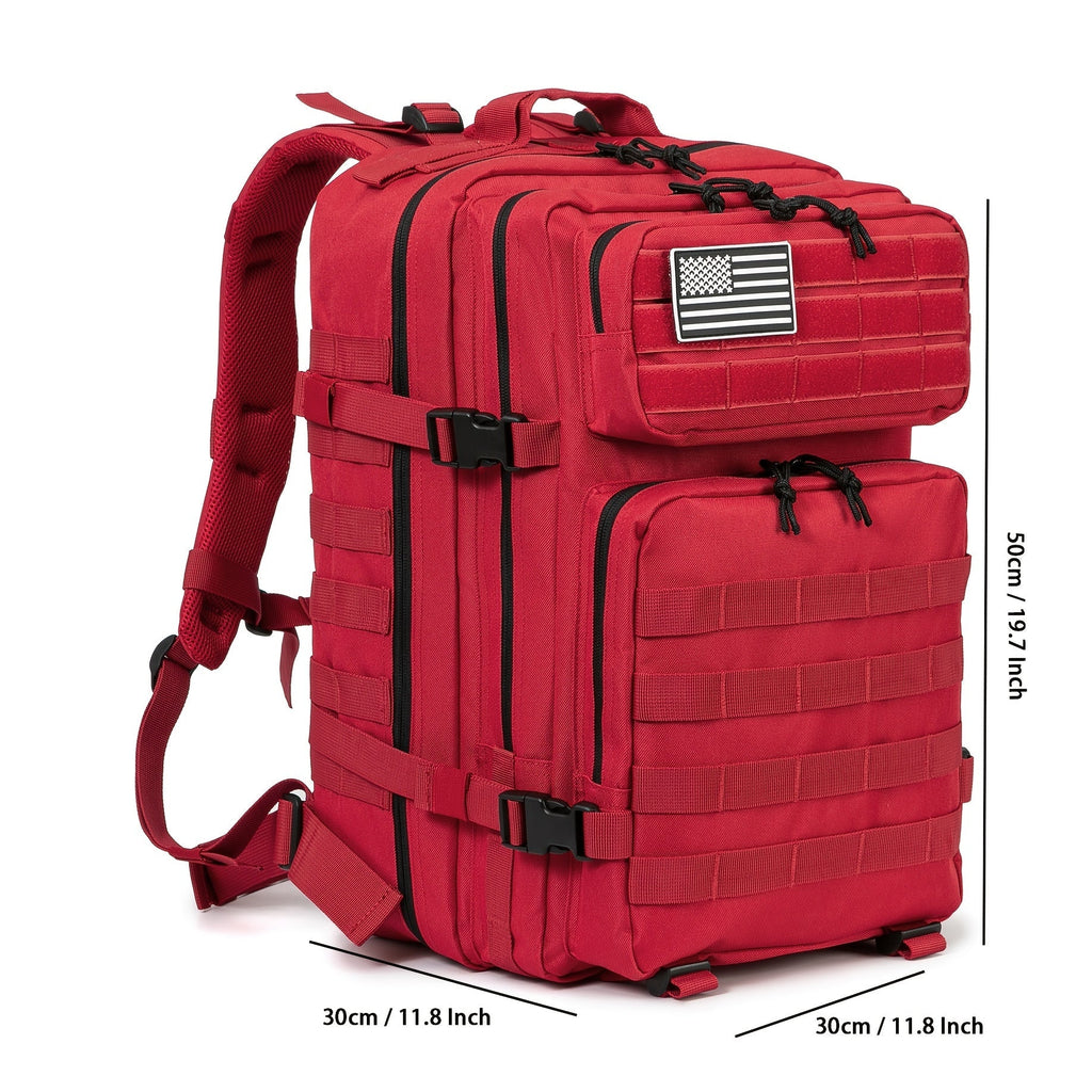 45L Tactical Backpack for Men & Women – Large Capacity Hiking Camping Travel Bag, 3-Day Bug Out Bag for Outdoor Fitness & Adventure, 13 Colors Available