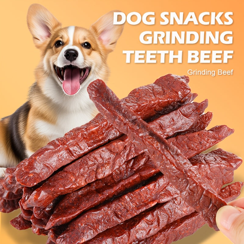 Beef Tendon Dog Chews 150g Multi-Flavor Natural High-Protein Rawhide-Free Dental Chew Sticks Strips Cubes Egg Yolk Treats for Puppies Adult Dogs Training Rewards