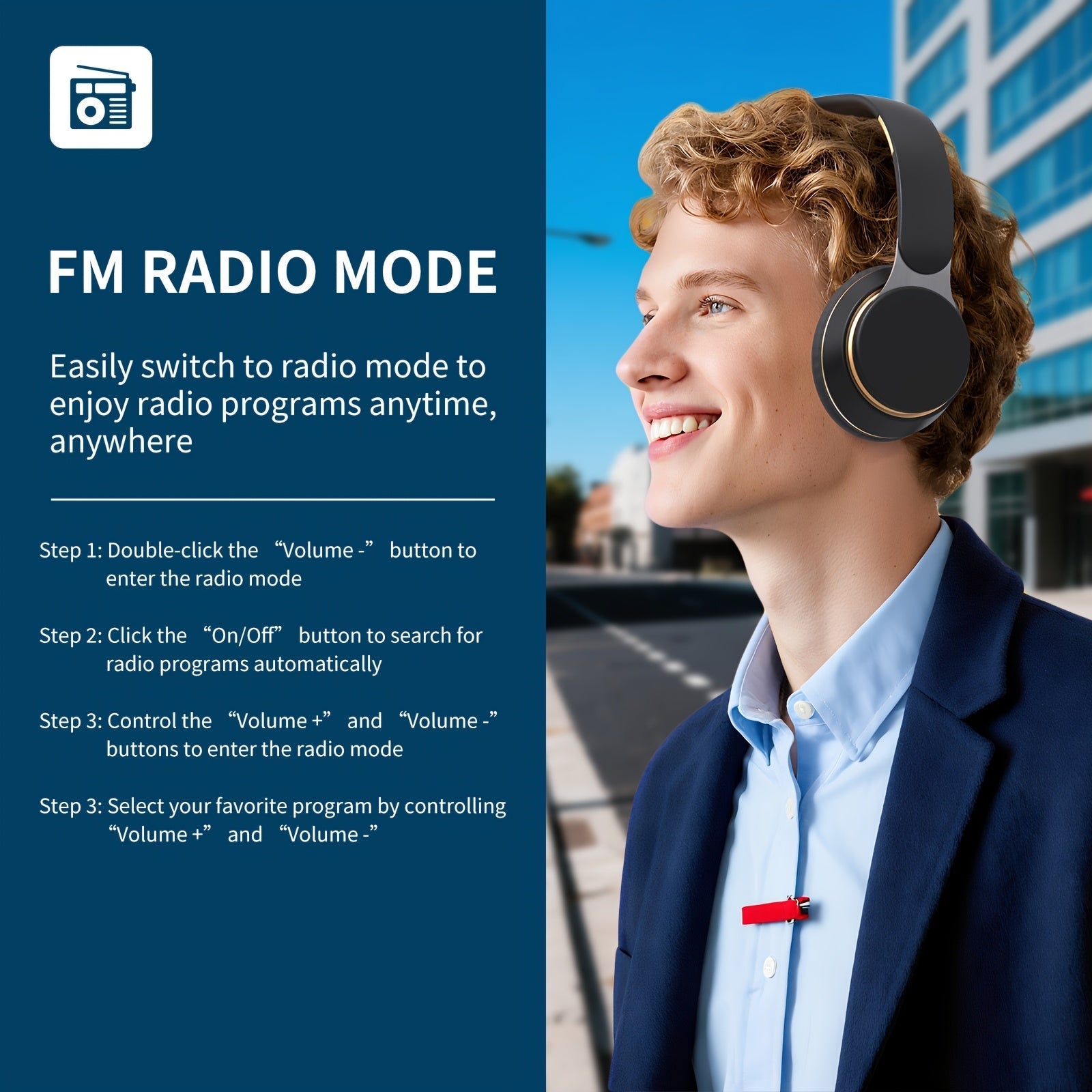 Foldable Wireless Over-Ear Headphones Bluetooth Headset with Mic FM Radio TF Card 3.5mm AUX Soft Noise Cancelling Earpads for Travel Home Office PC Phone – Green White Blue Red