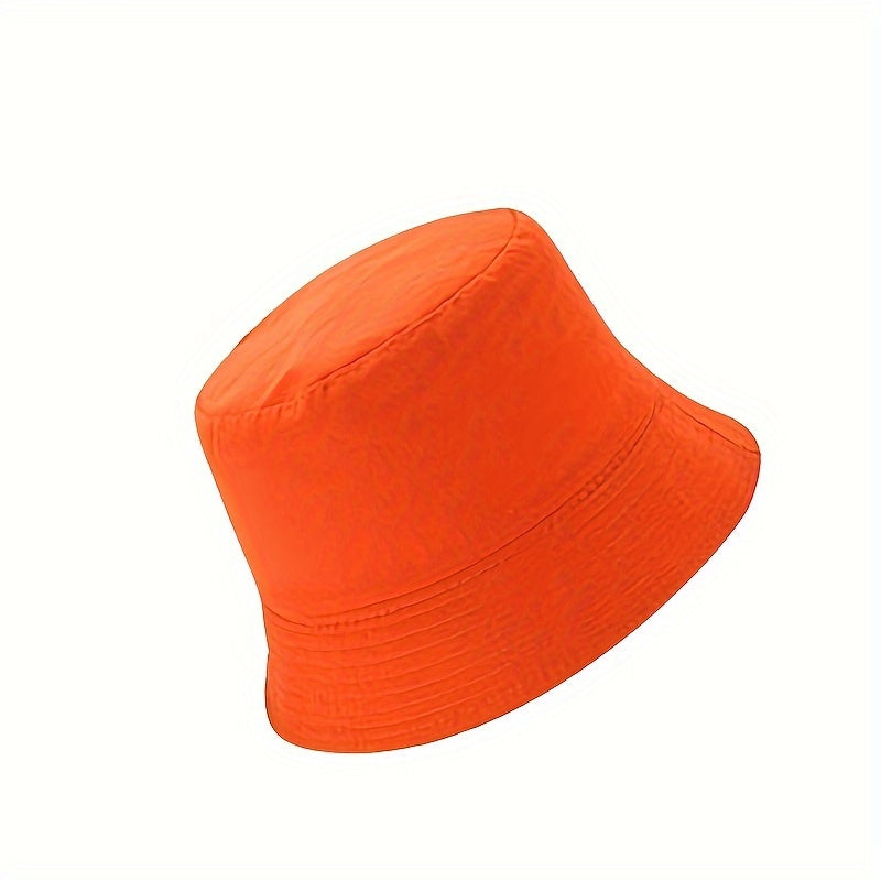 4 Pack Foldable Bucket Hats for Men and Women – Soft Solid Color Packable UPF Sun Protection Hats for Beach Hiking Fishing Camping Travel Unisex Summer Hat Random Colors