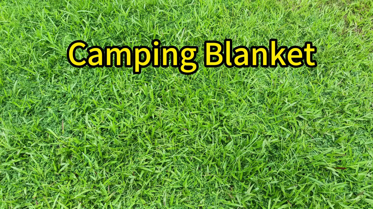 Outdoor Camping Puffy Blanket DWR Water Resistant with 3D Eye Mask – Foldable Lightweight Warm 140x200cm for Camping Travel Car Beach Stadium Festival Hammock Sofa Green Grey Black Blue