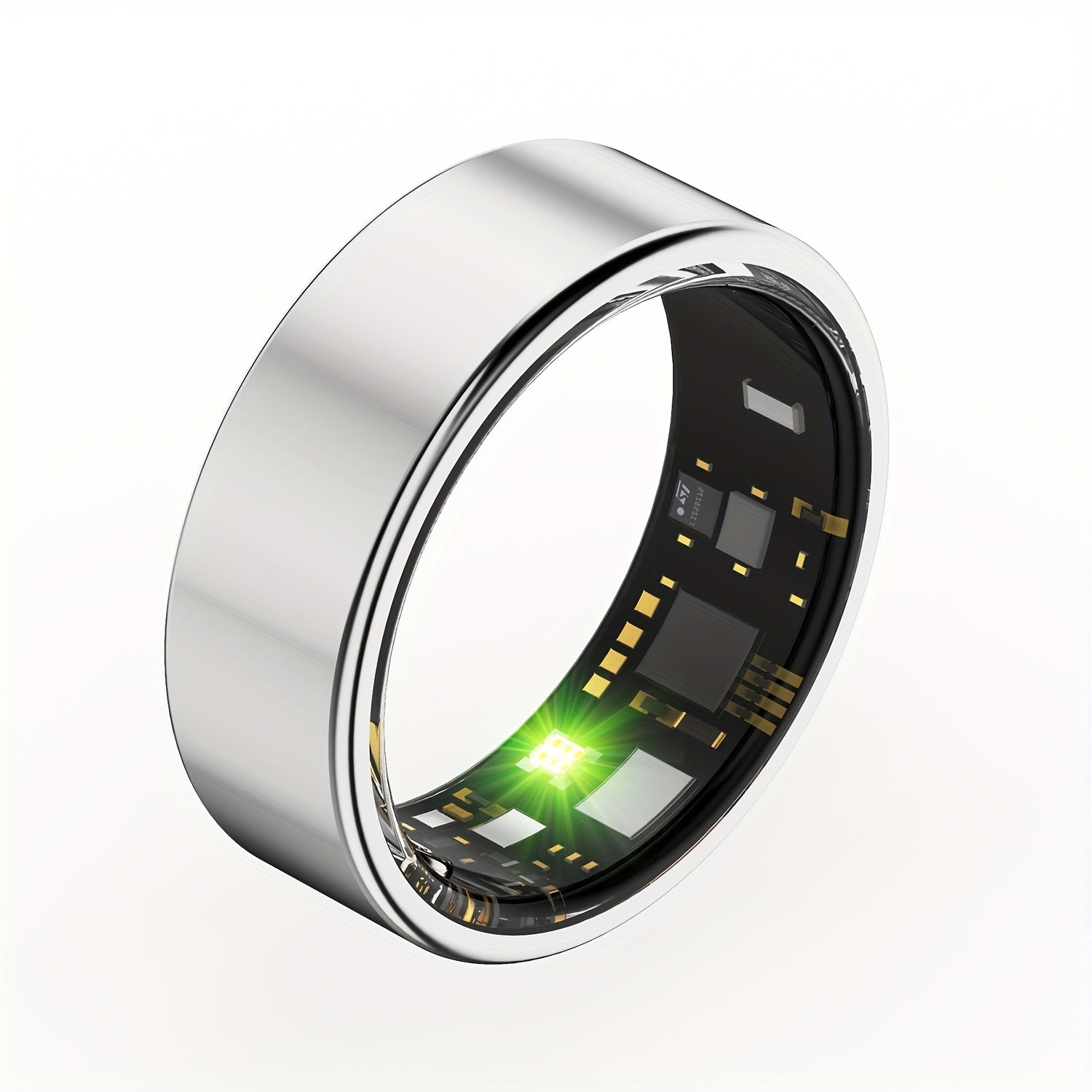 Smart Ring Health Tracker for Women & Men – Step Counter, Calorie Tracker, Sleep Monitor, Body Temperature, Menstrual Cycle, Stress Tracking, Fitness Ring Compatible with iPhone & Android SmartHealth App