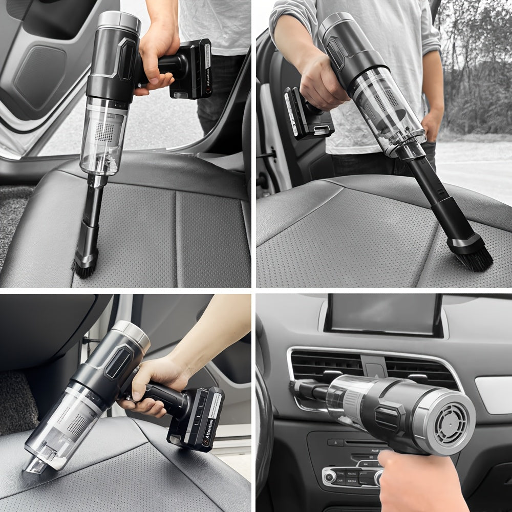 Cordless Gap Vacuum Cleaner 5KPa Strong Suction USB Rechargeable Handheld Dust Collector for Car Seat Gaps RV Kitchen Floor Home Office 2000mAh Battery One-Click Empty Slim Portable Design