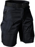 Men's Cargo Shorts – Breathable Quick-Dry Tactical Work Shorts with Multi-Pocket Design for Hiking, Outdoor, Fishing & Everyday Wear, Black Khaki Grey Fern Green, Sizes S-XXXL