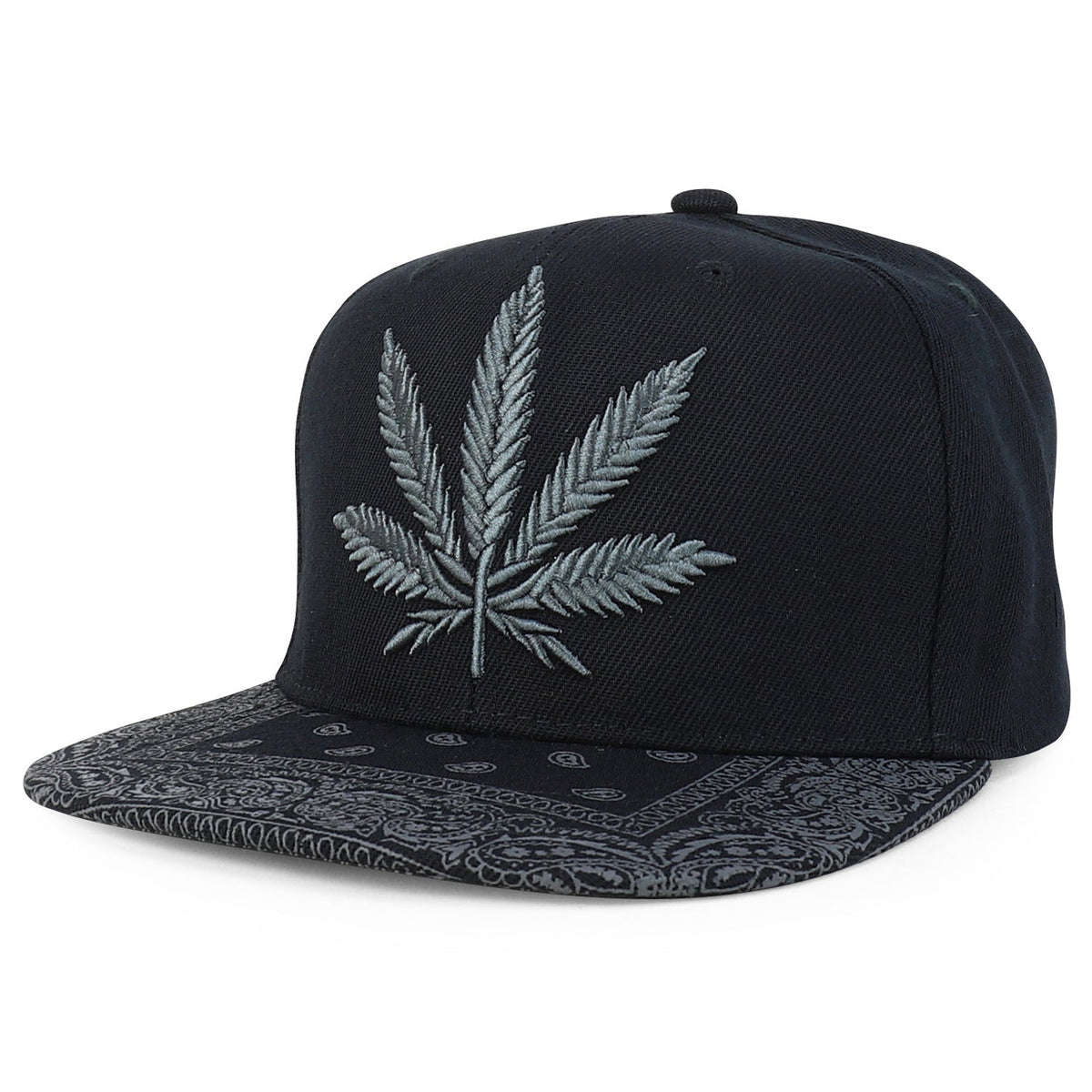 Rasta MJ Leaf 3D Embroidered Flat Bill Snapback Cap – Hip Hop Reggae Hat, Adjustable Snapback, One Size Fits Most, Unisex Streetwear Baseball Cap