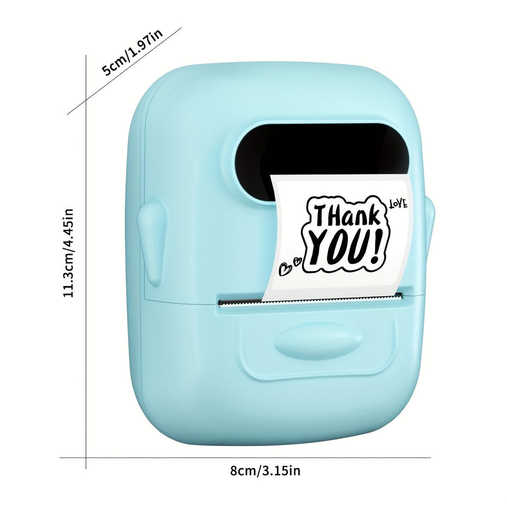 Marklife 2-Inch Portable Wireless Thermal Label Printer – Bluetooth Inkless Sticker Maker for iPhone & Android, Small Business Shipping Labels, Kitchen, Office & Home Organization, Includes 1 Roll White Labels