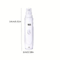 Electric Pet Nail Grinder for Dogs & Cats – Quiet USB Rechargeable Dog Nail Trimmer with 2 Speeds & 3 Port Sizes, Safe Low Noise Claw Grinder Tool