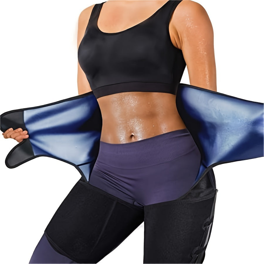 Women's High Waist Shapewear Shorts 3-in-1 Tummy Control Butt Lifter Thigh Slimmer Body Shaper Push Up Slimming Underwear S/M L/XL 2XL/3XL Blue Silver