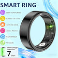 Smart Ring Fitness Tracker for Women Men Step Counter Calories HRV Stress Monitor Heart Rate 100+ Sports Modes IP68 Waterproof Health Ring iPhone Android Compatible