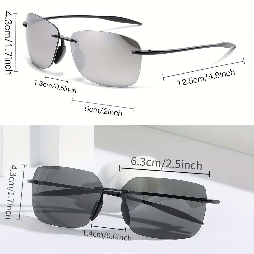 Polarized Sunglasses for Men 3 or 6 Pack – UV400 Anti-Glare HD Lenses Lightweight PC Frame Driving Outdoor Sports Fishing Hiking Bulk Gift Set for Him Dad
