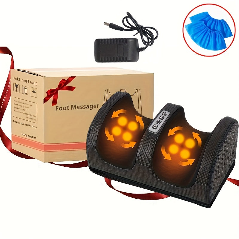 Electric Foot Massager with Heat Deep Kneading & Air Compression – Shiatsu Leg Foot & Arm Massager for Home & Office Use, Multiple Models with Foot Covers Included, Pain Relief & Circulation