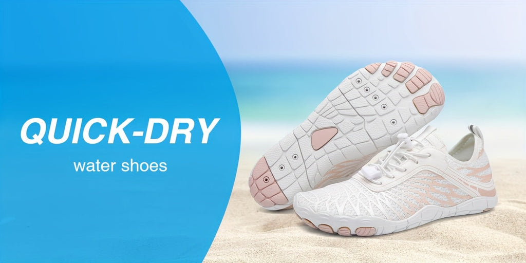 Barefoot Hiking Shoes for Women Wide Toe Box Non-Slip Trail Running Sneakers – Healthy Minimalist Footwear, Sizes US 6-11, White Black Pink