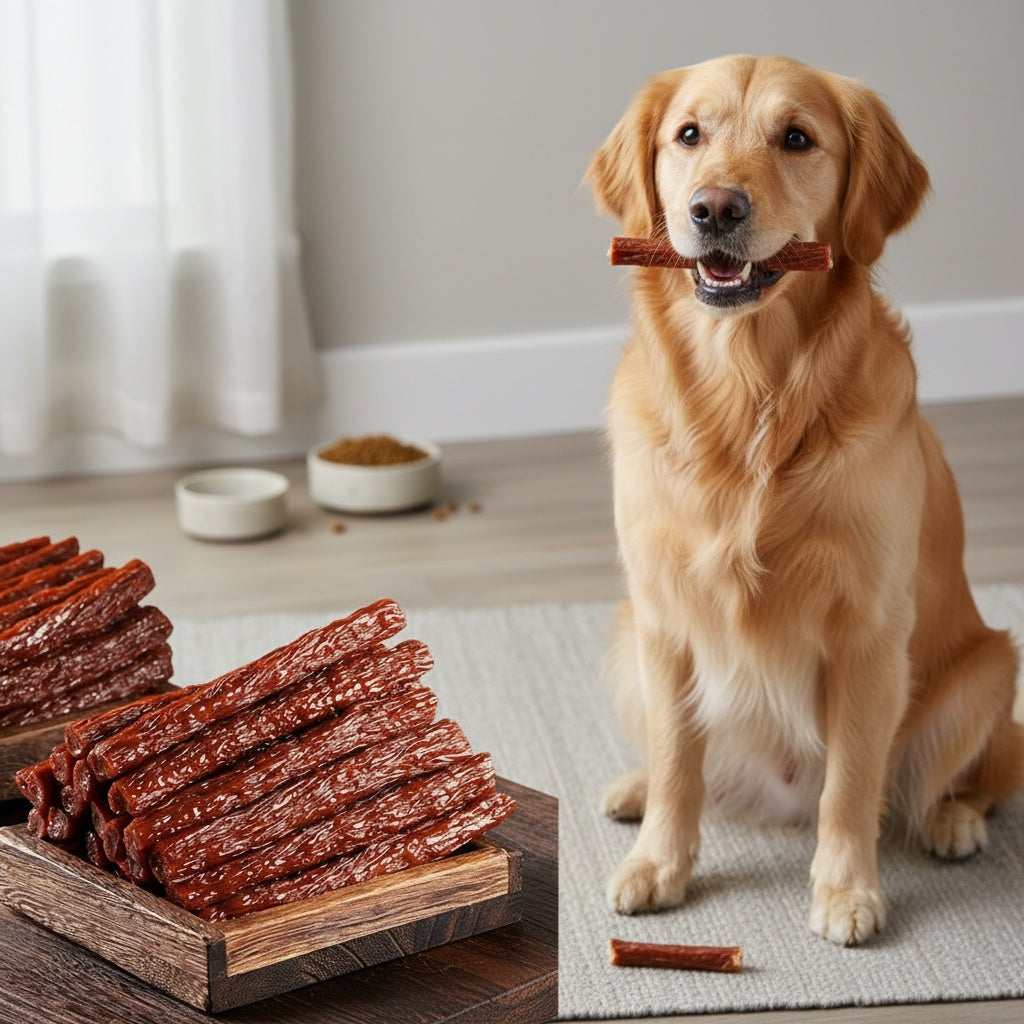 Beef Tendon Dog Chews 150g Multi-Flavor Natural High-Protein Rawhide-Free Dental Chew Sticks Strips Cubes Egg Yolk Treats for Puppies Adult Dogs Training Rewards