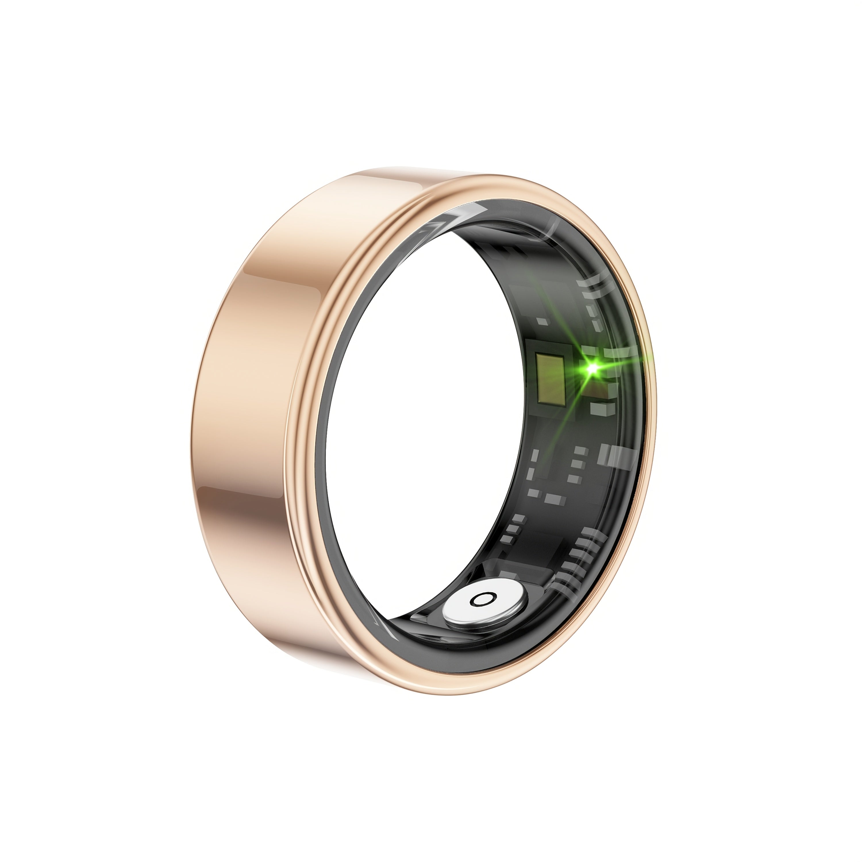 Smart Ring Health Fitness Tracker Bluetooth 5.3 IP68 Waterproof Sport Mode Pedometer Sleep Step Calorie Stress Body Temp Period Tracker for Men Women Android iPhone Gift