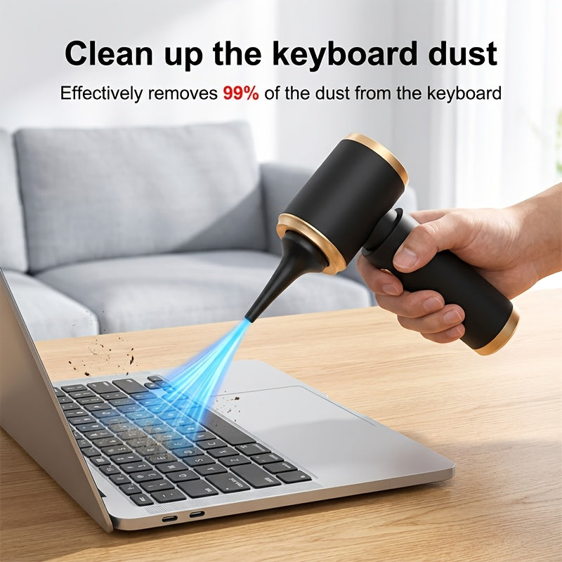8000Pa Portable Car Vacuum Cleaner – Handheld Auto Vac with Blow & Suction Functions, Gap Cleaning Tools, High-Efficiency Strong Suction for Car, Office & Home Cleaning