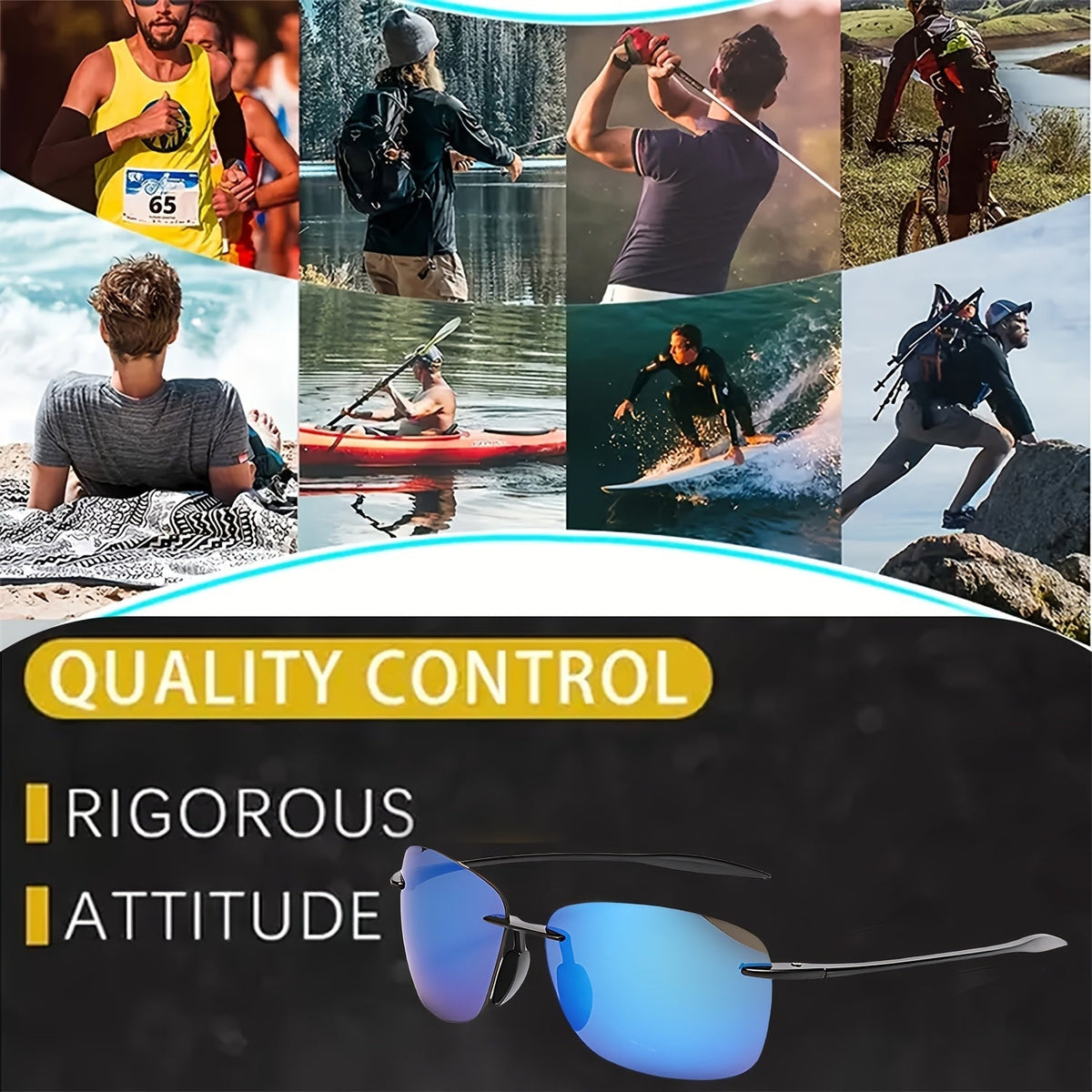 Polarized Sunglasses for Men 3 or 6 Pack – UV400 Anti-Glare HD Lenses Lightweight PC Frame Driving Outdoor Sports Fishing Hiking Bulk Gift Set for Him Dad
