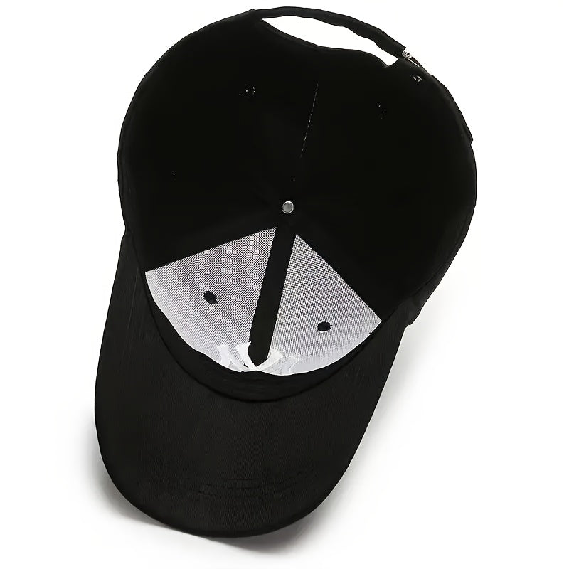 4 Pack Cross Embroidered Baseball Cap – Unisex Adjustable Snapback Sun Hat Lightweight 100% Polyester Outdoor Travel Beach Game Day Hat for Women & Men