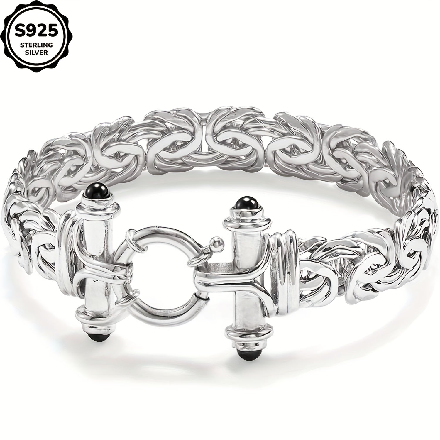 925 Sterling Silver Classic Women's Bracelet – Elegant Silver Chain Bracelet for Anniversary, Graduation & Valentine's Day, Holiday Gift Box Included