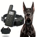 9-Level Remote Dog Training Collar Rechargeable E-Collar Shock Vibration Tone 500M Range Adjustable for Small Medium Large Dogs Safe Bark Control