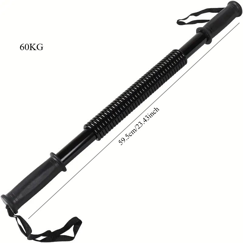 Arm Strength Training Rod for Bicep & Forearm Muscle Building – Heavy Duty Flexible Steel Bar Home Gym Fitness Stick, 66 LB / 88 LB / 110 LB / 132 LB Resistance Options for Men Women Beginners Advanced