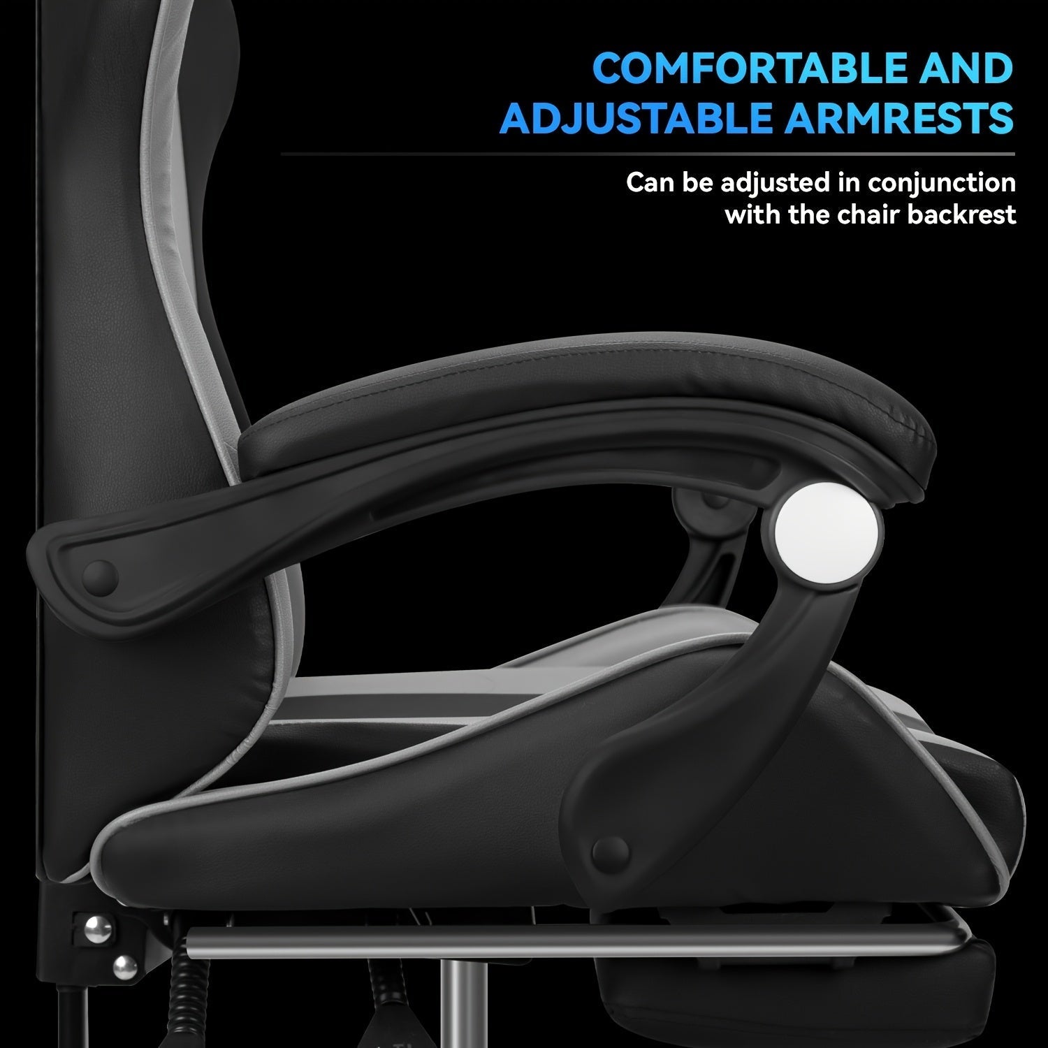 Ergonomic Gaming Chair Racing Style High Back Lumbar Support Five-Wheel Swivel Velvet PU Leather Adjustable Recliner Office Chair Adults Teens Multi-Color