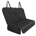 Car Back Seat Cover 60/40 Split Bench 900D Waterproof Non-Slip – Easy Cleanup Seat Protector for Dogs Pets Kids Cars Trucks SUVs with Seat Belt & Armrest Access (Black)