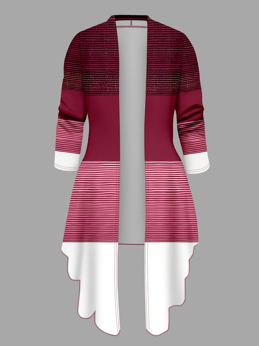 3-Piece Suit Set Women Printed Cardigan Jacket Solid Slacks Vest Elegant Office Outfit Blue Navy Deep Red Green S-XXL Business Casual